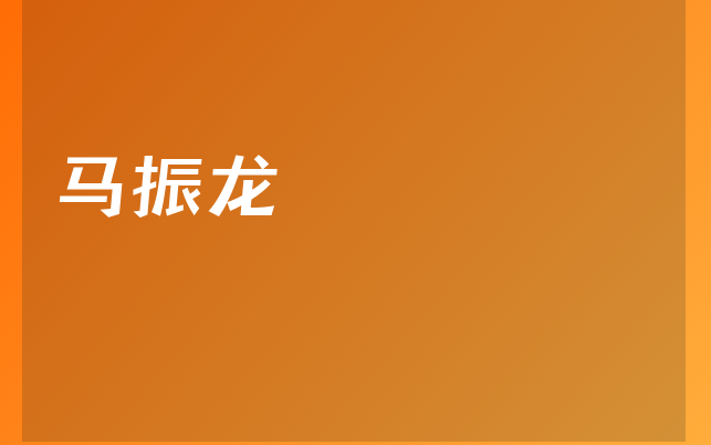 马振龙
